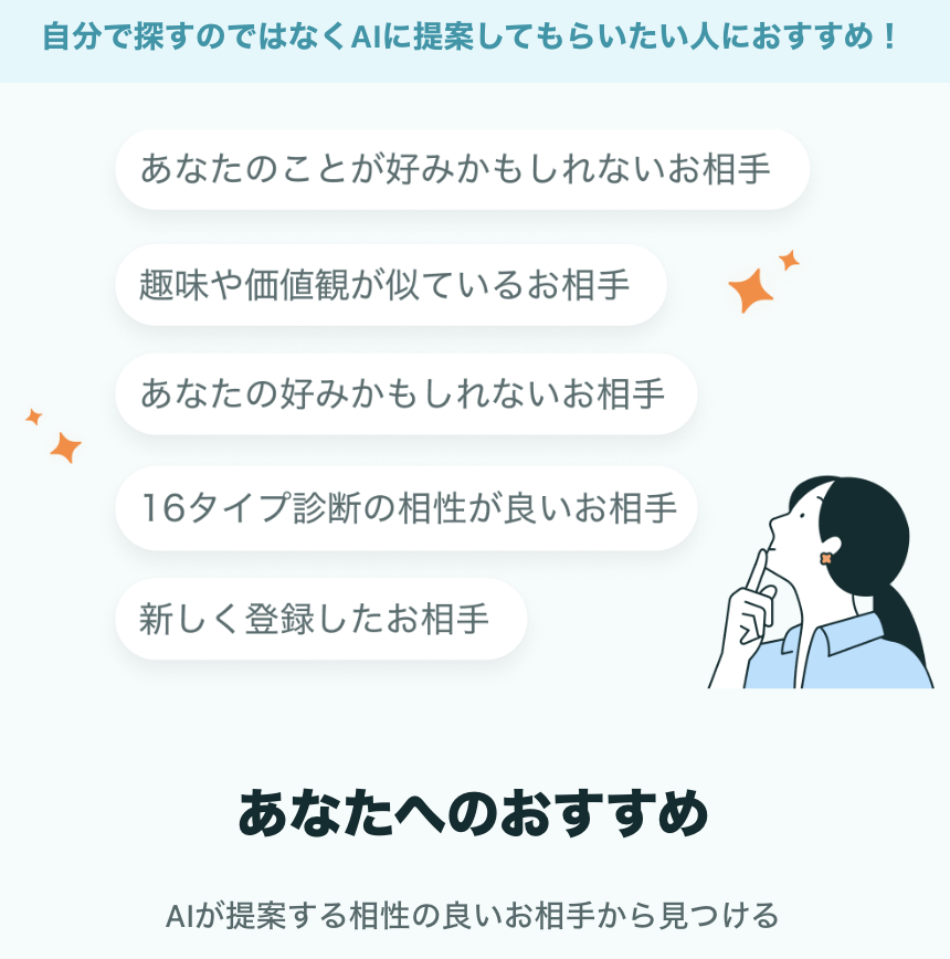 ペアーズで会う前にライン交換する方法は？　ペアーズのAIに相手を提案してくれる機能